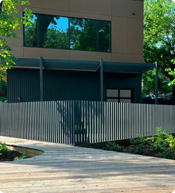 Lambert’s Ironworks custom iron fencing